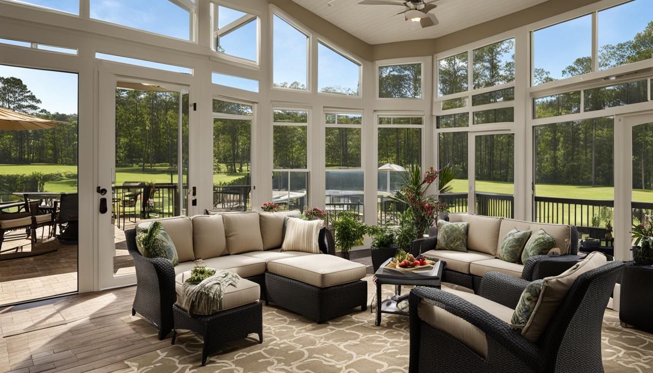 Eze Breeze Sunrooms Wilmington NC | Coastal Oasis - All Seasons Roofing ...