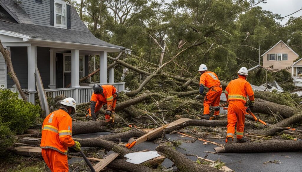 storm damage repair Wilmington NC